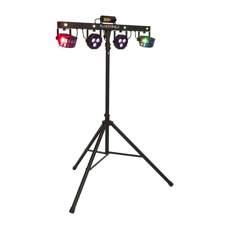 Projecteurs à LED 4-en-1 sur Pied DJ