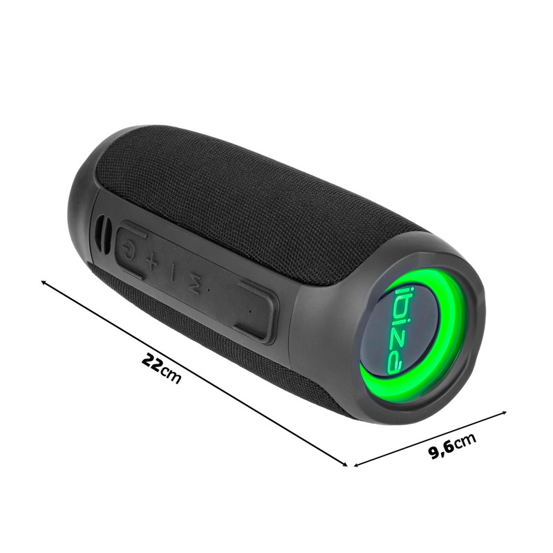 Enceinte avec anneaux LED - Bluetooth