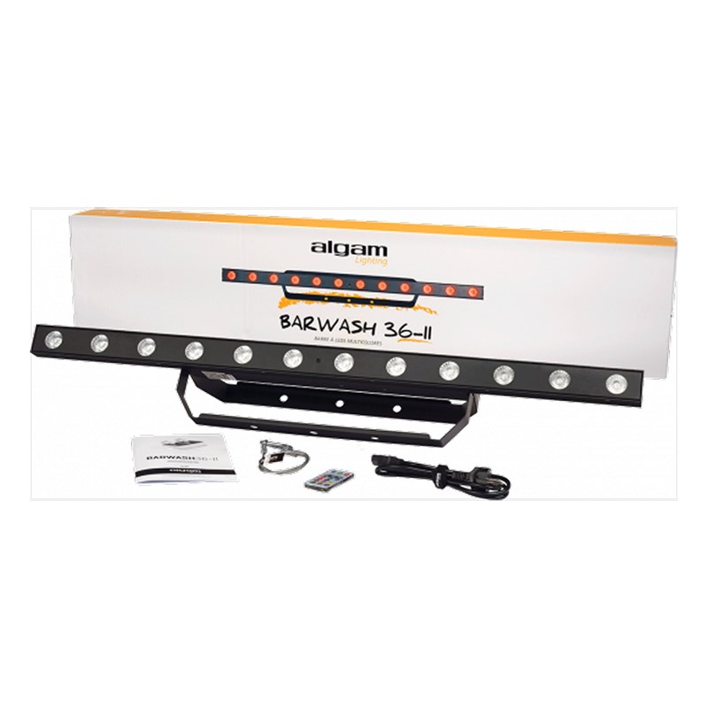 Barre LED RGB 12x3W - DMX 3 zones - détection audio accessoires