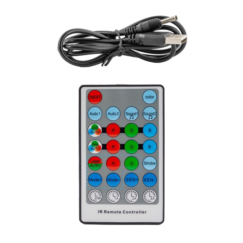 Jeu de lumière autonome 4-en-1 multi-effets batterie