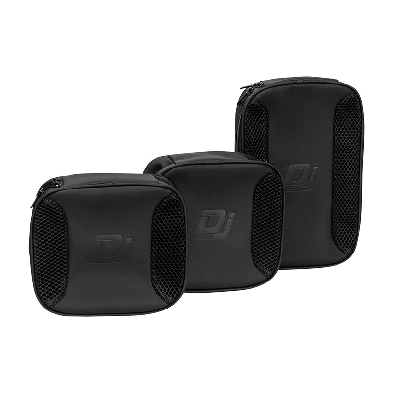 Lot de 3 housses de transport accessoires DJ - Noir protection