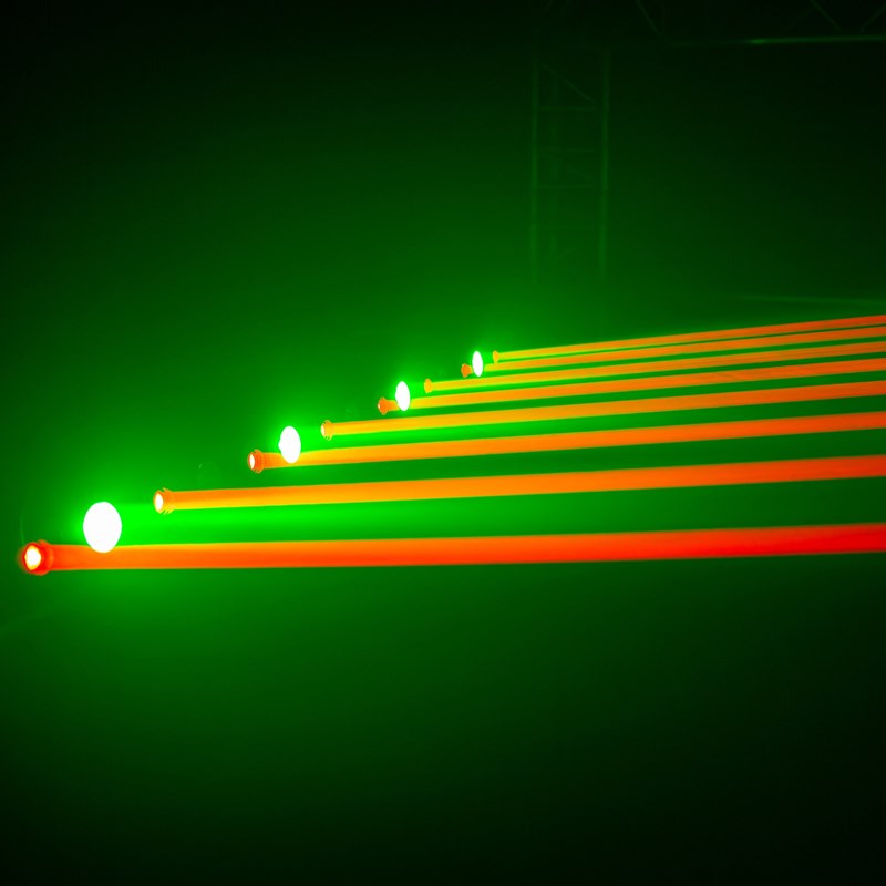 Barre Laser Motorisée RED 8x500mW - DMX Club Discothèque