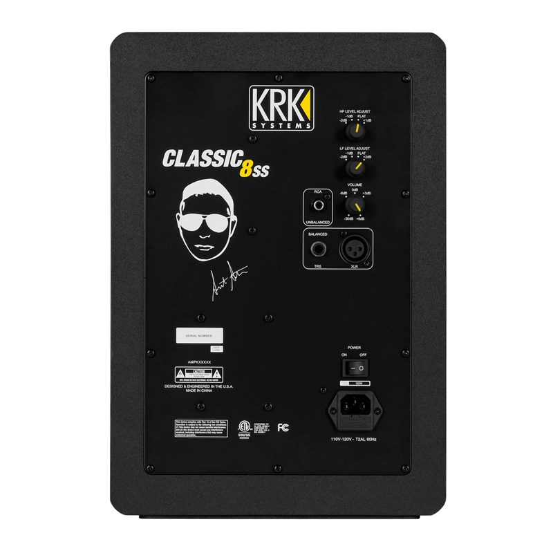 Moniteur de studio actif 8" – Classic 8ss Scott Storch arrière