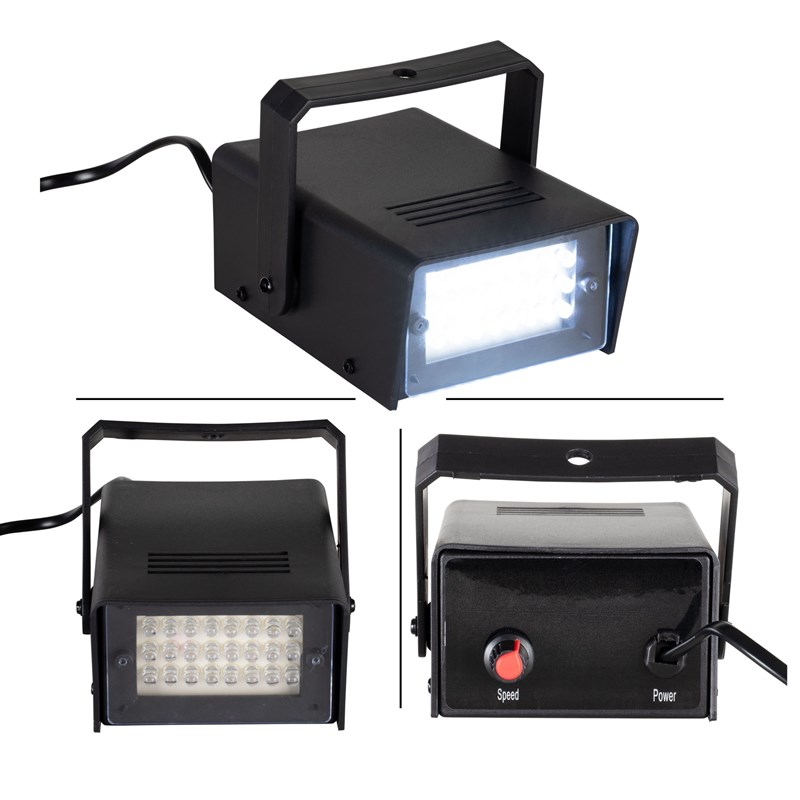 Pack 3 effets lumineux LED - Astro, Derby & Stroboscope soirée
