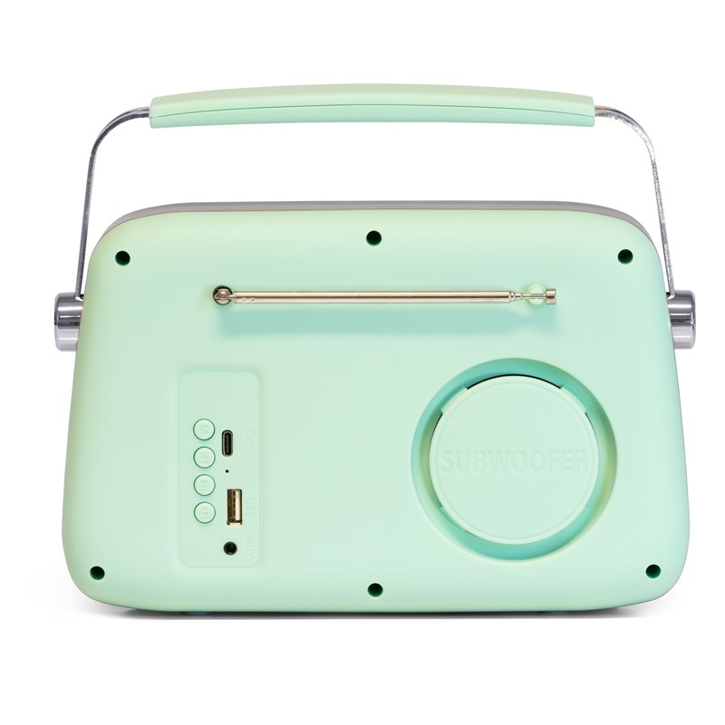 Radio vintage sur batterie - BT, USB & FM