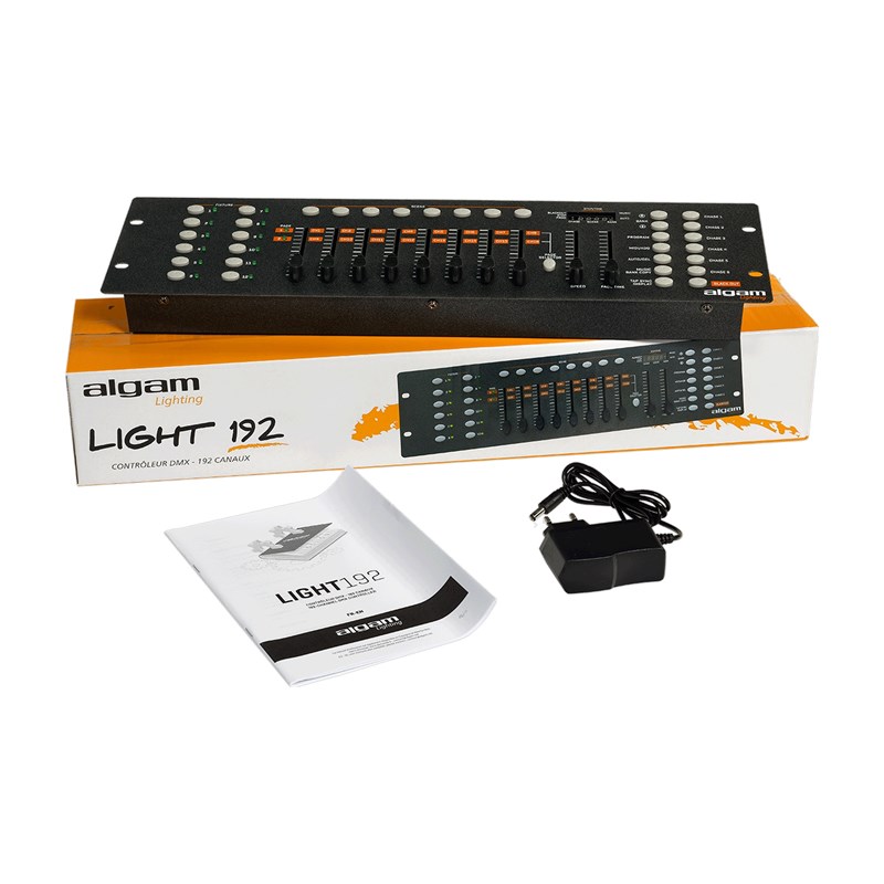 Contrôleur table DMX - 16 Canaux 30 Banques de 8 Scènes