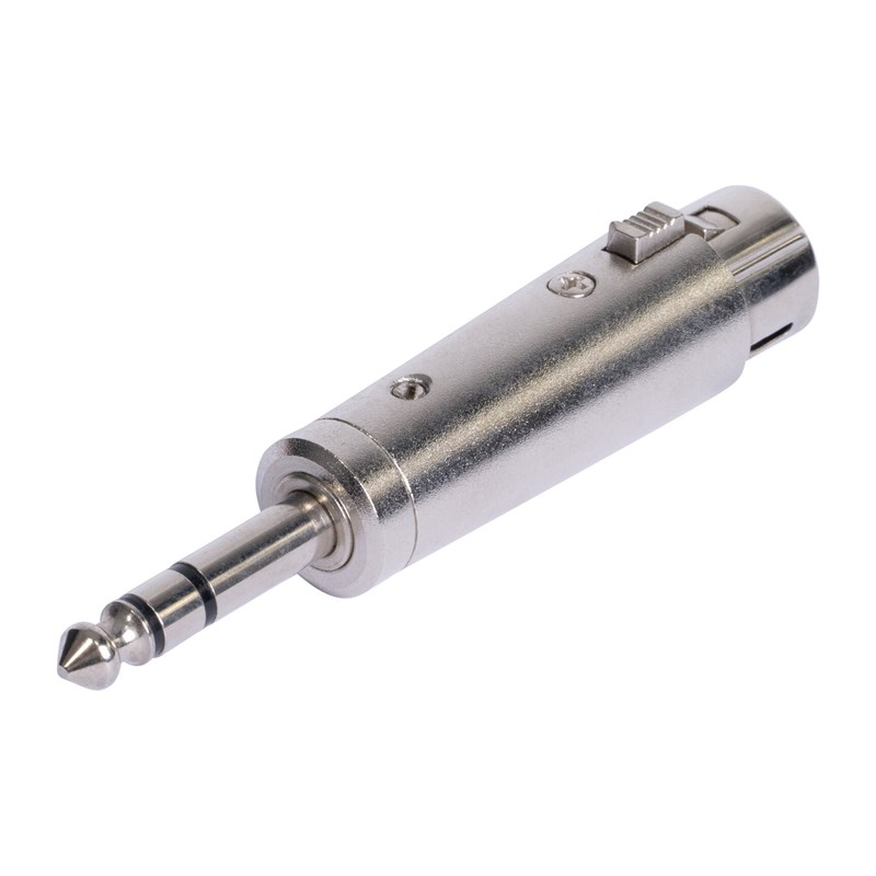 ADAPTATEUR XLR FEMELLE - JACK 6.35 STEREO MALE