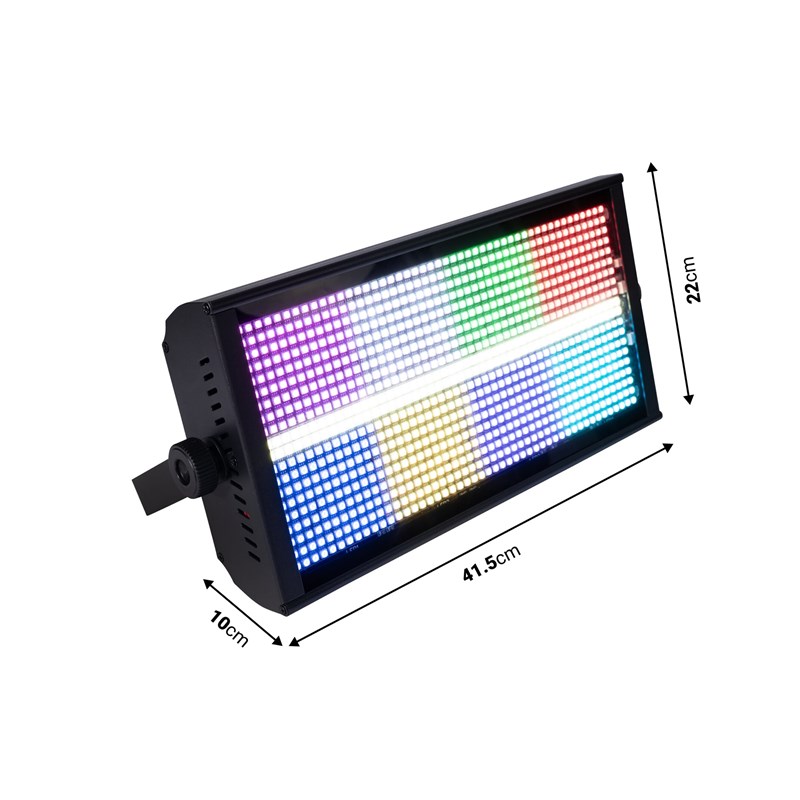 Stroboscope LEDS 2-en-1 RGBW - Flash Blinder Strobe