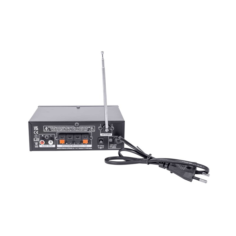 Amplificateur Karaoké 2x25W - BT, USB/SD & FM - Télécommande incluse soirée