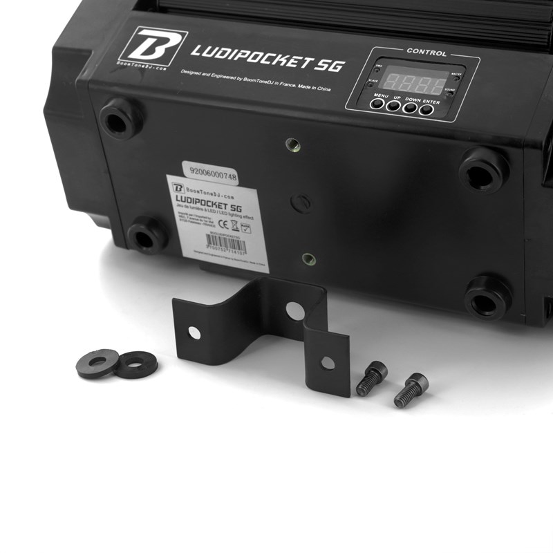 Jeu de lumière effet Beam - 8 LED CREE 3W RGBW détection