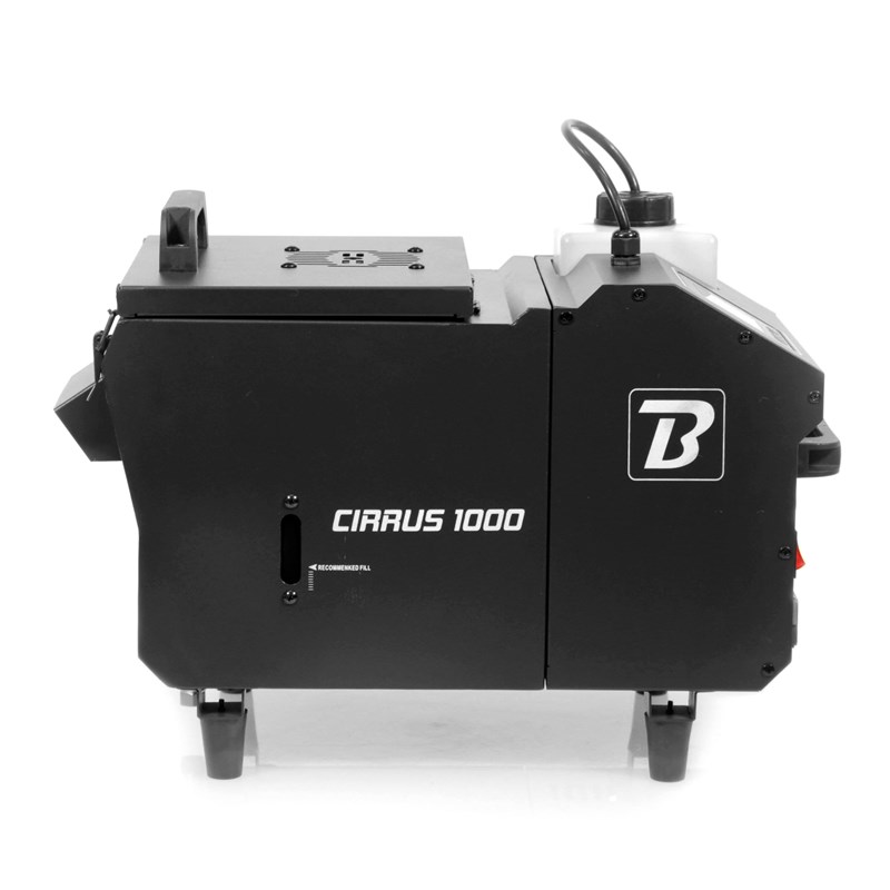 Machine fumée lourde à eau - 1000W DMX + télécommande - Cirrus 1000 side