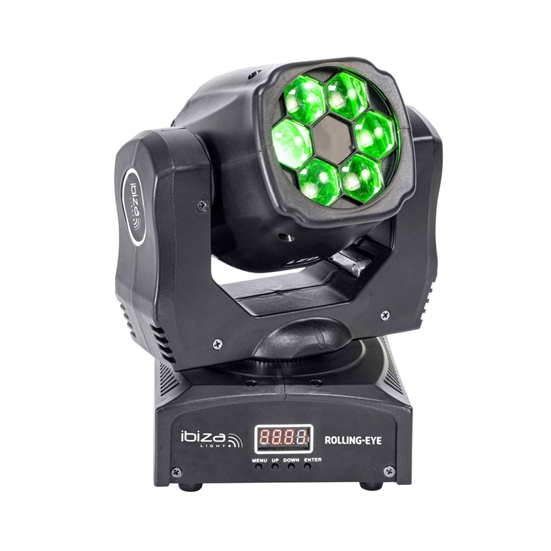Lyre Wash à LED 6 x 12W - DMX canaux