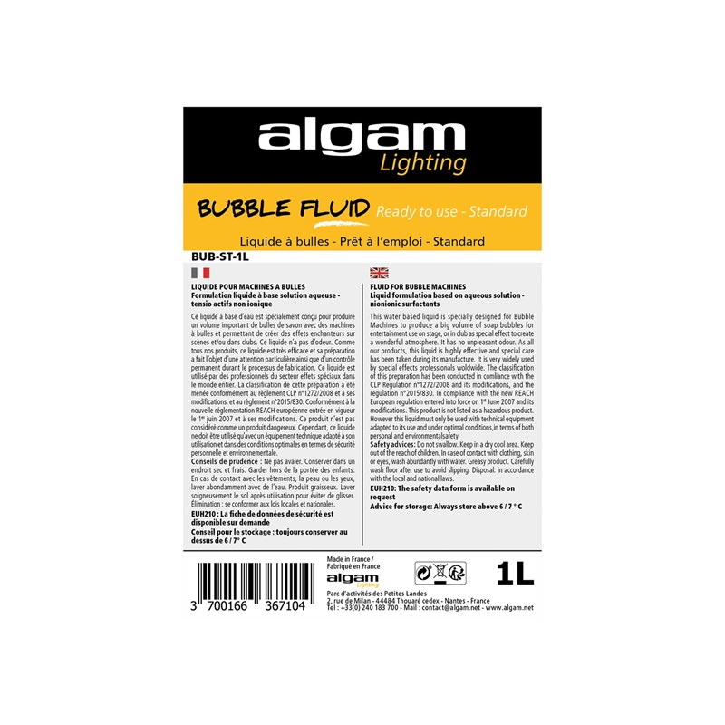 Liquide à bulles standard - 1L