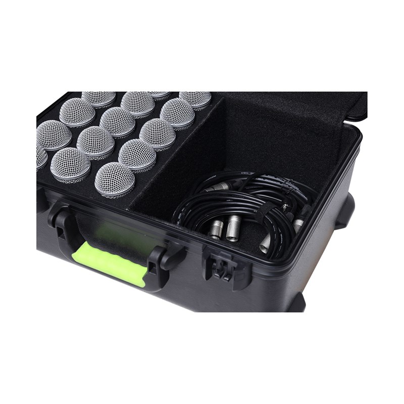 Case Polyéthylène Pour 15 Micros - Shure ASG SH-MICCASE15 - présentation