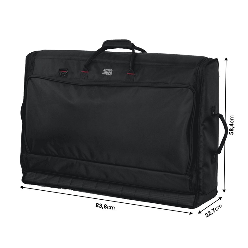 Sac de transport pour console mixage - 78 x 53 x 18 cm matériel