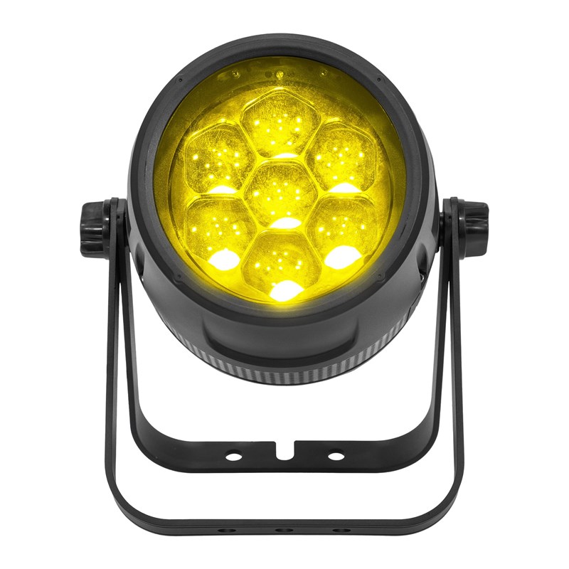 Projecteur LED RGBW 280W - Zoom 5°-45° - IP65 DMX - Evolite - IPAR740RGBW-Z face