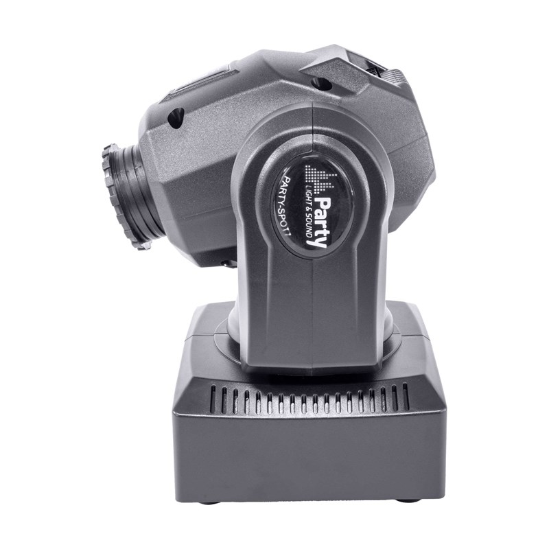 Lyre LED blanche 10W - 7 gobos, 7 couleurs, DMX mouvement