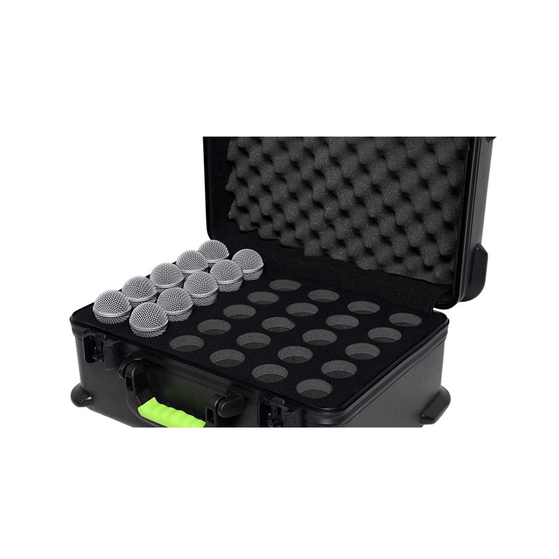 Flight case en Polyéthylène pour 30 Micros mic