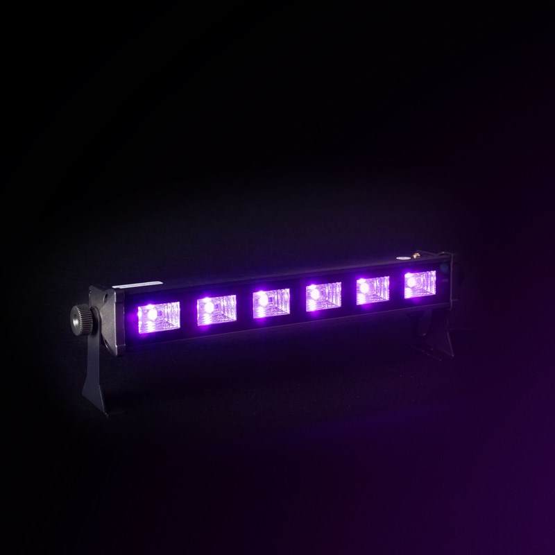 Barre LED UV - 6x3W - Mini format plug-and-play soirée