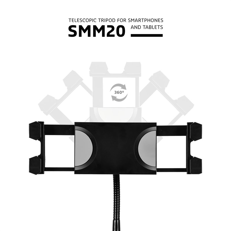 Trépied télescopique pour smartphone et tablette