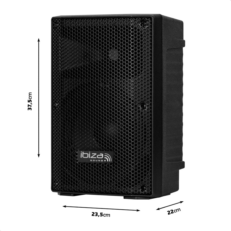 Enceinte Sono Active de 8"/20cm - 200W - BT, USB - TWS soirée