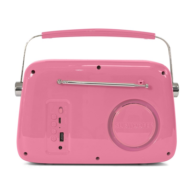 Radio vintage sur batterie - BT, USB & FM