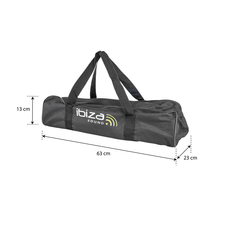 Paire de Supports Enceintes - Hauteur max 1,20m - Housse de Transport matériel