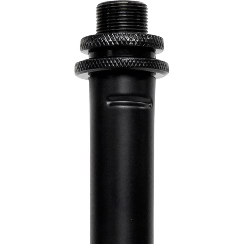 Pied de micro réglable noir - Base ronde support