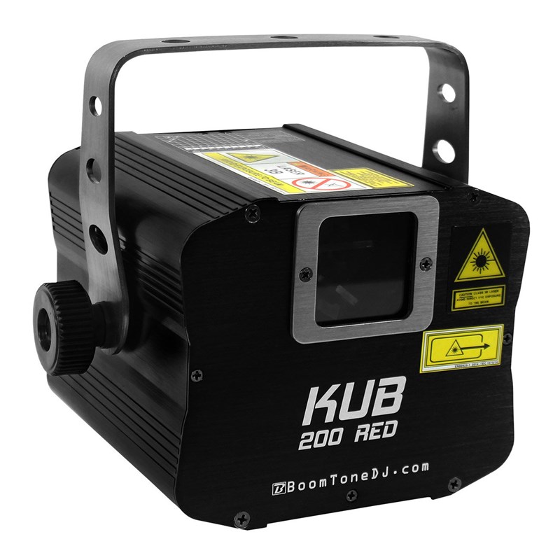 Laser d’animation rouge 200mW – DMX – 25 programmes - KUB 200 RED