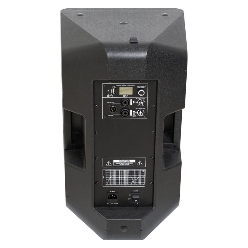 Enceinte active 12" 800W avec DSP et Bluetooth - PRO12DSP interface