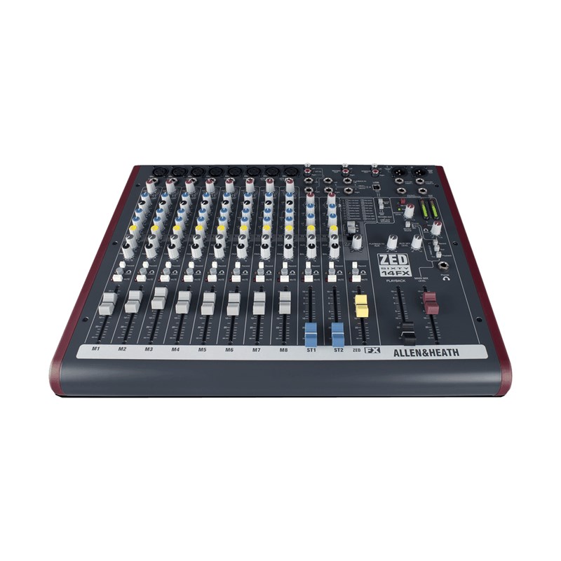 Console de mixage USB avec effets - 8 in mono, 2 stéréo 2 AUX avec faders 60mm casque