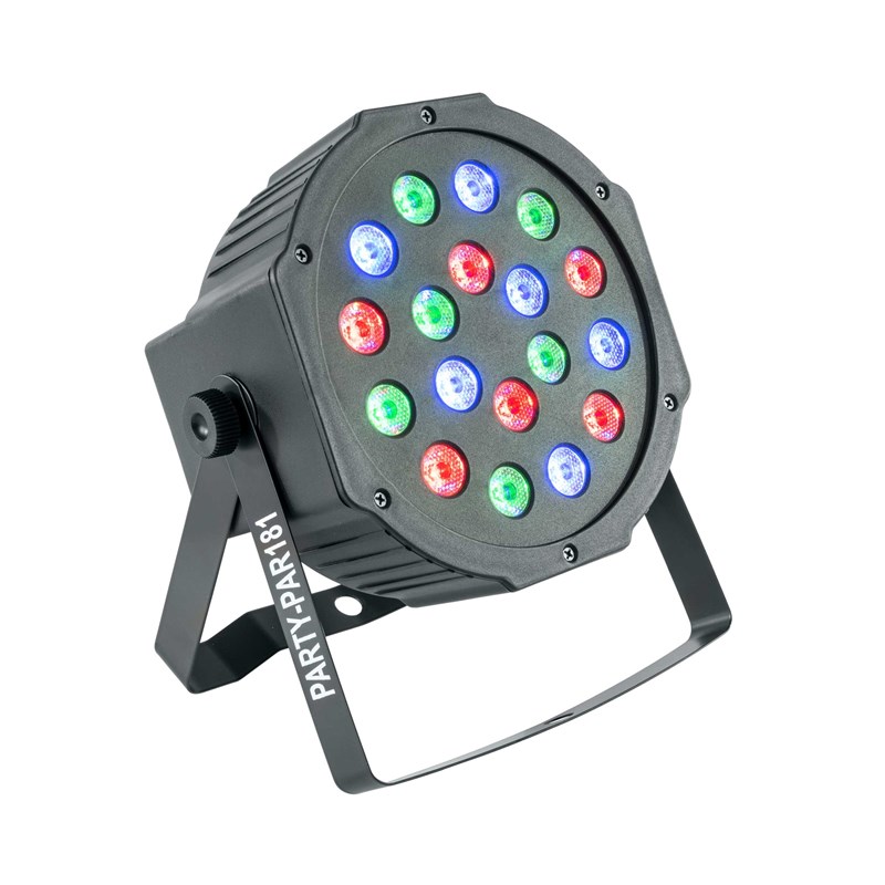 Projecteur PAR - 18 LED RVB - DMX 7 canaux éclairage