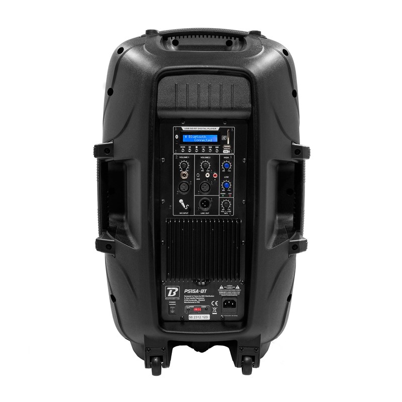 Enceinte amplifiée ABS 15" 450W - Bluetooth USB SDHC DJ