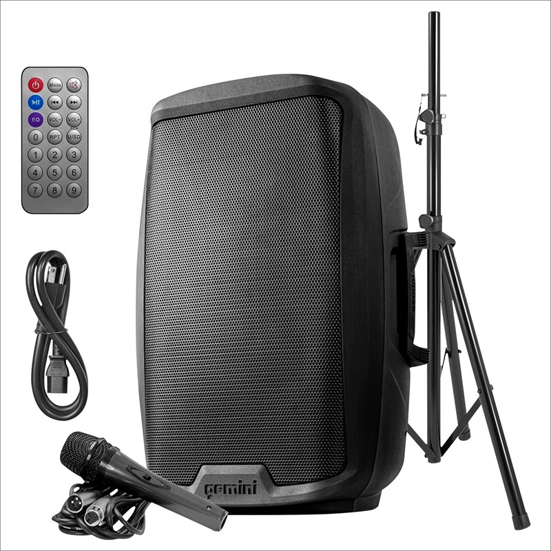 Pack enceinte active 15" 2000W LED Bluetooth