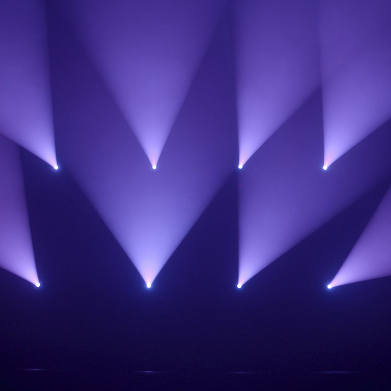 Lyre Spot LED RGBW 90W - DMX - Effet Wash rotatif