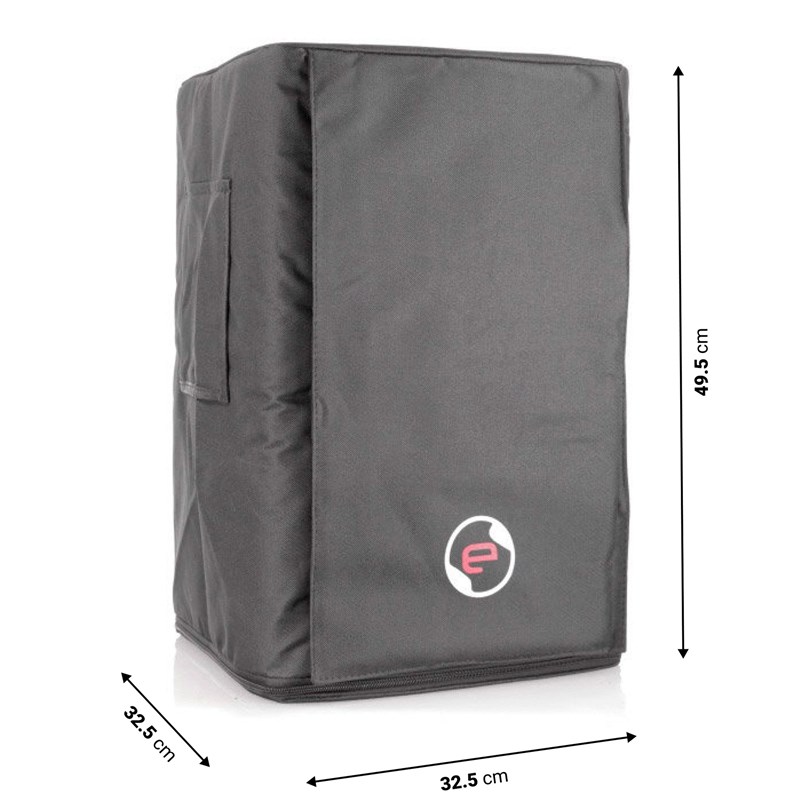 Housse de protection pour enceinte 10” - Noir - dimensions