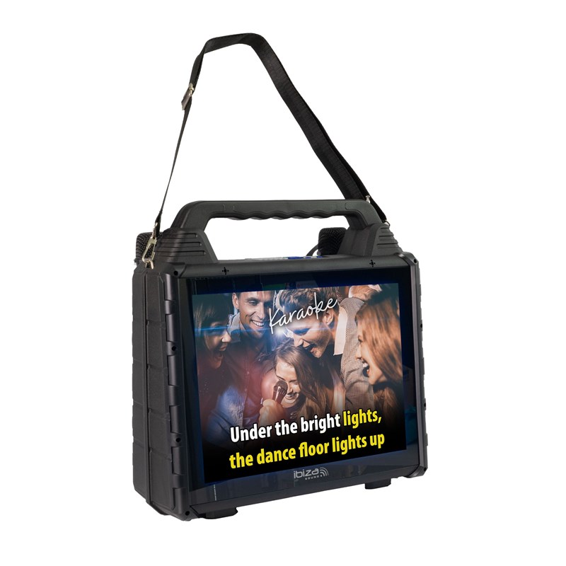 Système Karaoké avec écran 14'' - 2 micros sans fil anniversaire