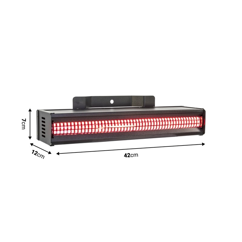Barre Animation Strobe 144 LEDS Pixel RGB