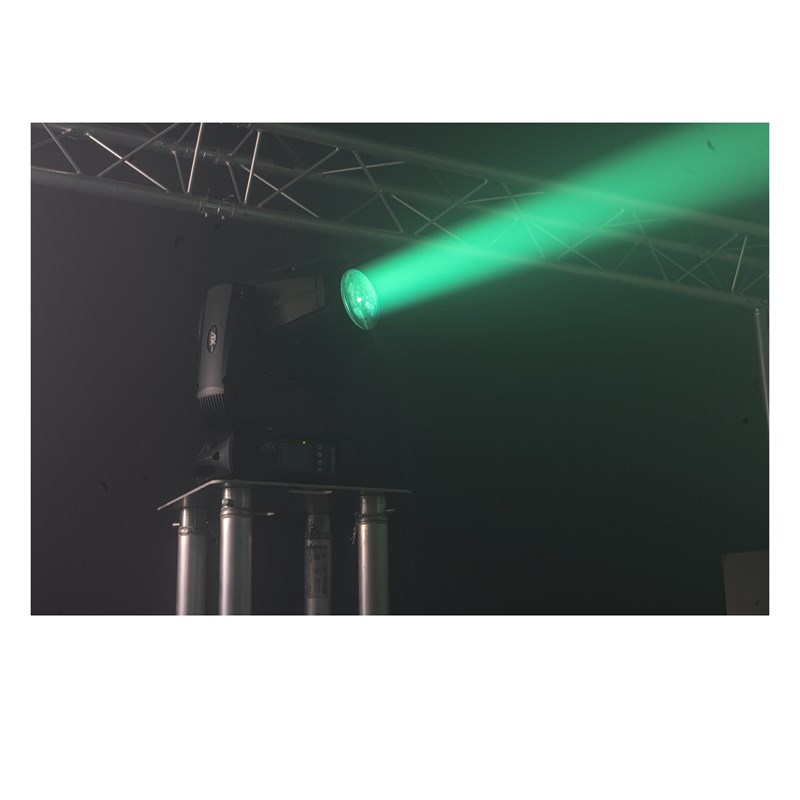 Lyre hybride Beam-Spot-Wash 180W avec DMX et zoom - VERT