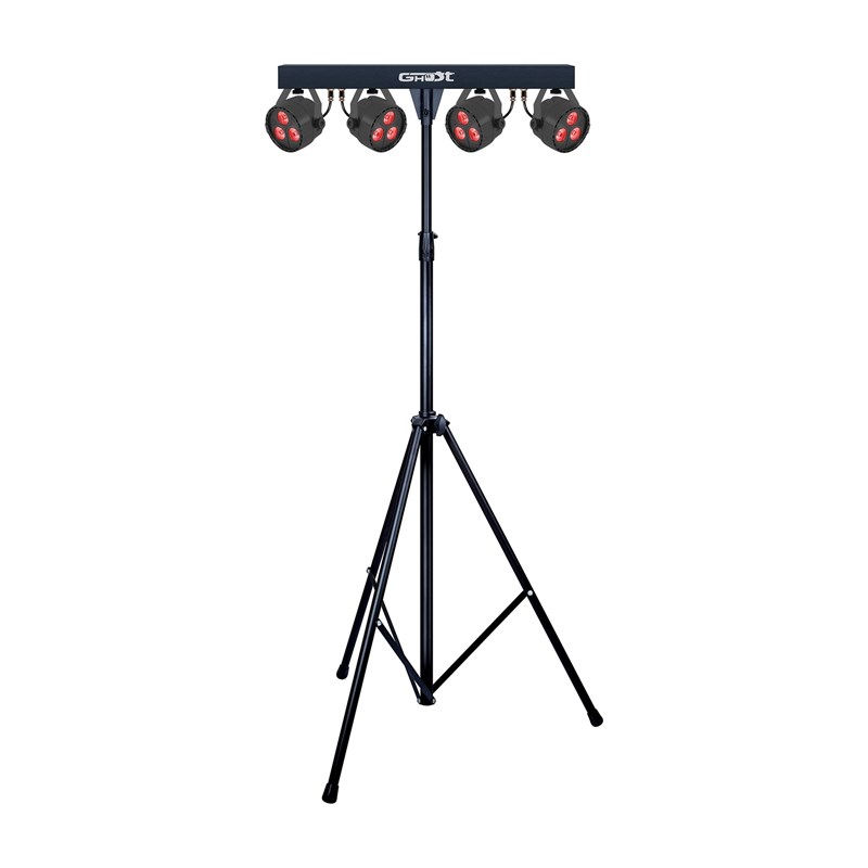 Kit 4 PAR LED RGBW sur trépied - 60W - DMX projecteur