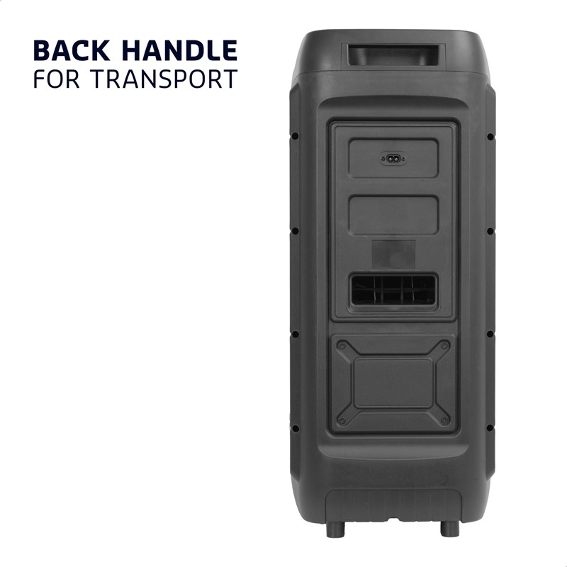 Enceinte Karaoké - 2 x 10" 1000W - Bluetooth