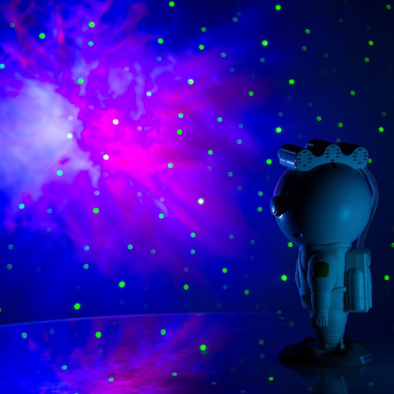 Veilleuse astronaute sur batterie - Nébuleuse - Laser